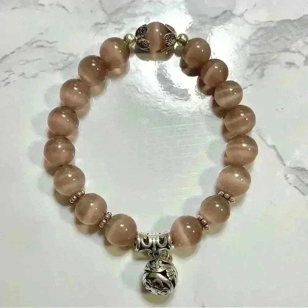 Purple Quartz Handmade Crystal Bracelet